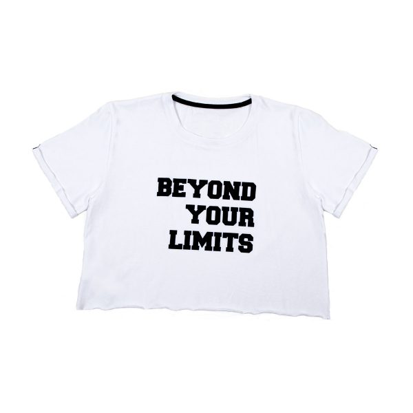 CAMISETA CROP BEYOND YOUR LIMITS